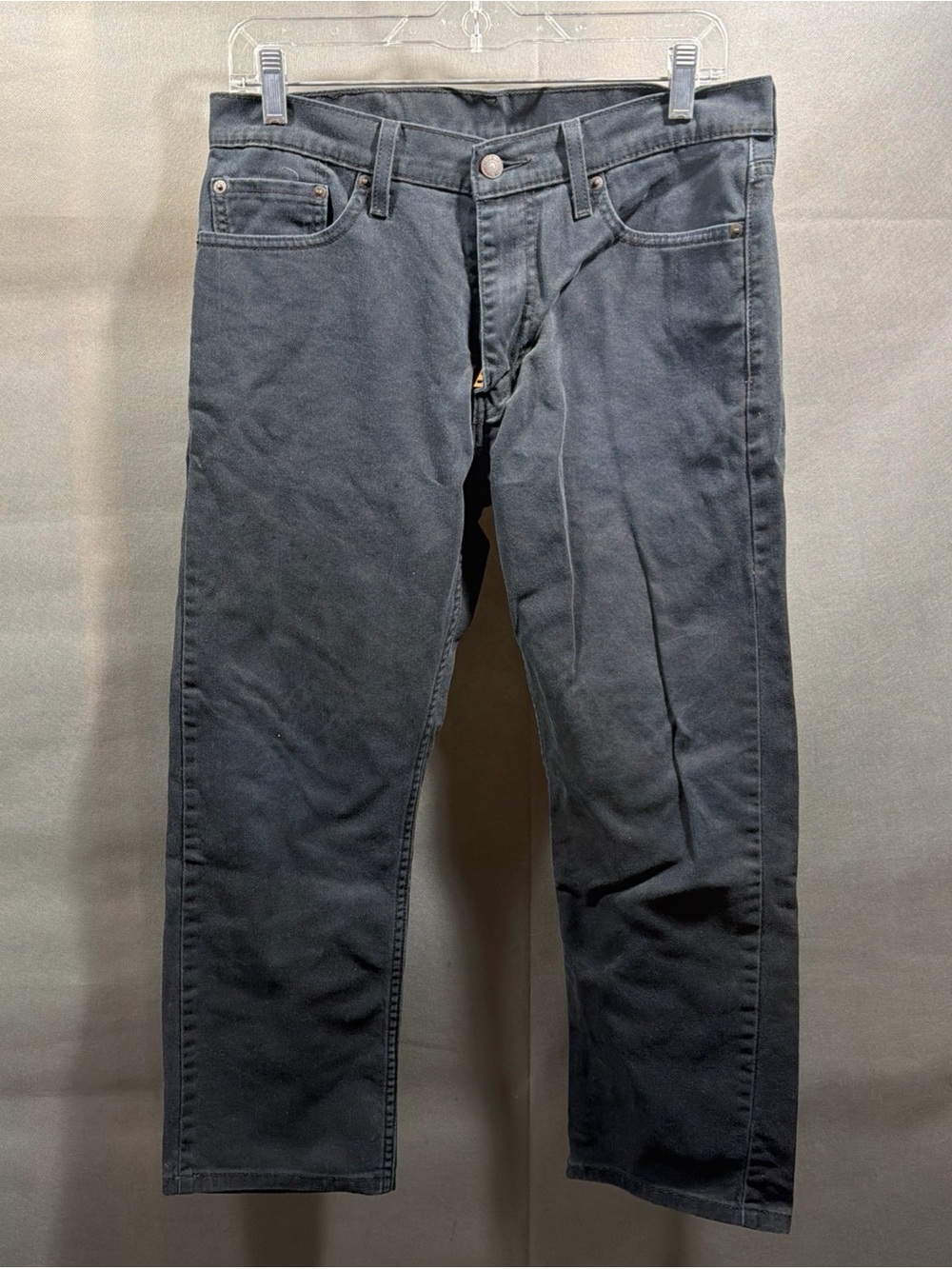 Levi's Mens Jeans 513 Denim Black Size 32/30 They Fit Like 32/25